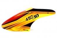 Airbrush Fiberglass Lava River Canopy - BLADE 450X/3D